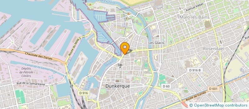 localisation de l'entreprise SCI LES ALIZES à DUNKERQUE