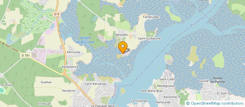 localisation de l'entreprise SCI LES ALIZES DEUX  PLOUHINEC