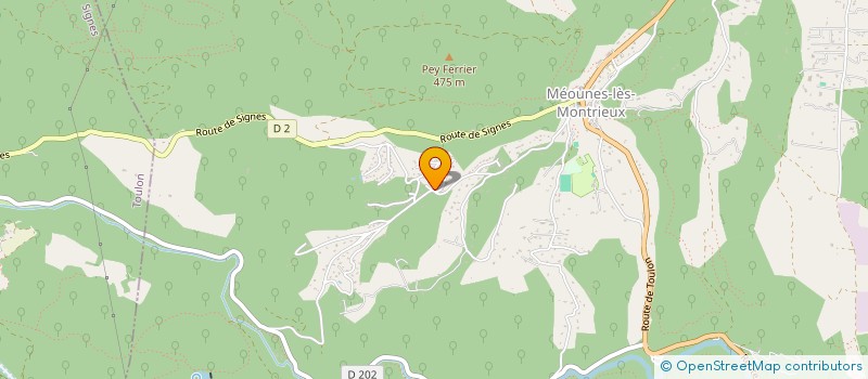 localisation de l'entreprise SCI LES ALIZES II  GAREOULT