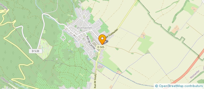 localisation de l'entreprise SCI LES ALIZIERS  WATTWILLER