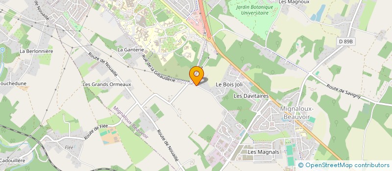 localisation de l'entreprise SCI LES ALIZIERS à MIGNALOUX-BEAUVOIR
