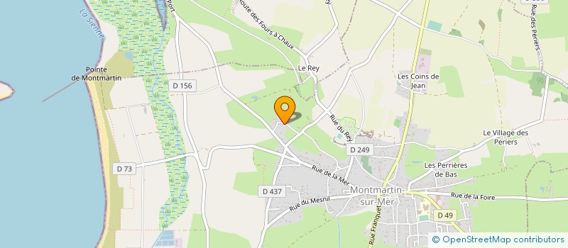 localisation de l'entreprise SCI LES ALIZIERS  MONTMARTIN-SUR-MER