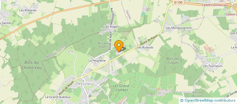 localisation de l'entreprise SCI LES ALLARDS  PESSINES