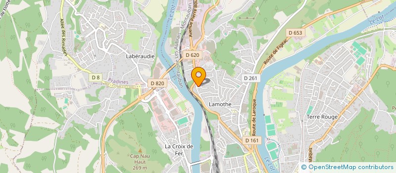 localisation de l'entreprise SCI LES ALLEES 147 à CAHORS