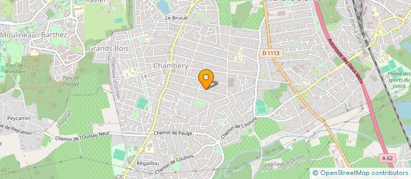 localisation de l'entreprise SCI LES ALLEES DE JOFFRE  VILLENAVE-D'ORNON