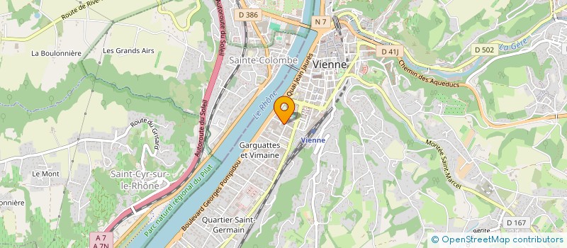 localisation de l'entreprise SCI LES ALLEES FLORENTINES  VIENNE