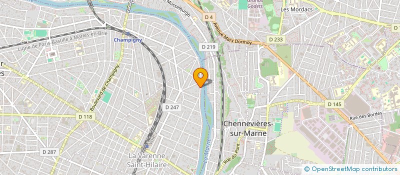 localisation de l'entreprise SCI LES ALLEES SOUS LE PARC à SAINT-MAUR-DES-FOSSES