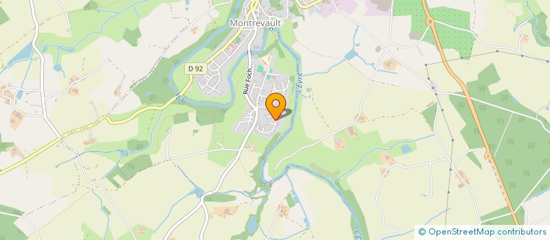 localisation de l'entreprise SCI LES ALLIERS à MONTREVAULT-SUR-EVRE
