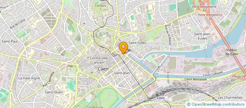 localisation de l'entreprise SCI LES ALLIES à CAEN