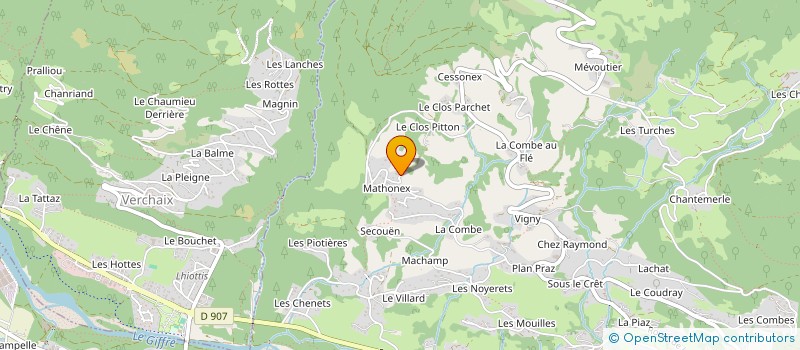 localisation de l'entreprise SCI LES ALLOBROGES à SAMOENS