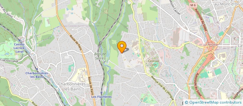 localisation de l'entreprise SCI LES ALLOBROGES  ECULLY