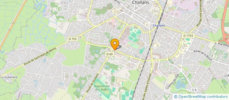 localisation de l'entreprise SCI LES ALLOUES à CHALLANS