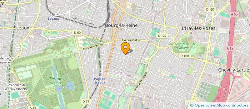 localisation de l'entreprise SCI - LES ALMADIES à BOURG-LA-REINE