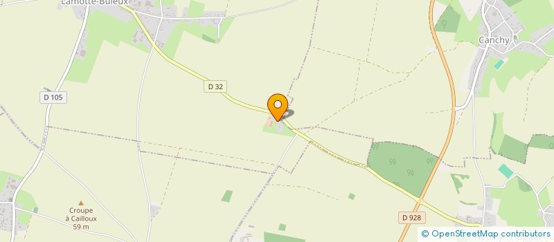 localisation de l'entreprise SCI LES ALOES  LAMOTTE-BULEUX