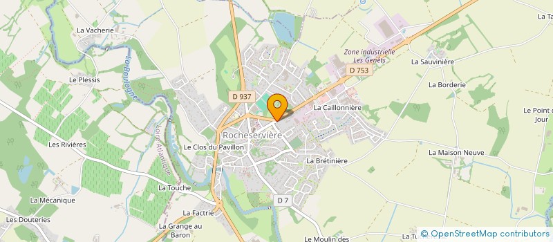 localisation de l'entreprise SCI LES ALOUETTES  ROCHESERVIERE