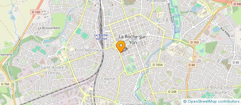 localisation de l'entreprise SCI LES ALOUETTES à LA ROCHE-SUR-YON