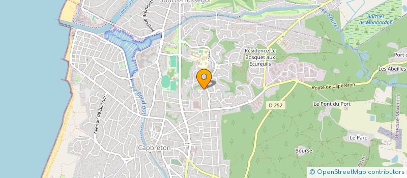 localisation de l'entreprise SCI LES ALOUETTES à CAPBRETON