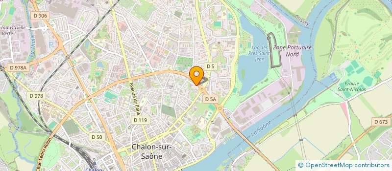 localisation de l'entreprise SCI LES ALOUETTES à CHALON-SUR-SAONE