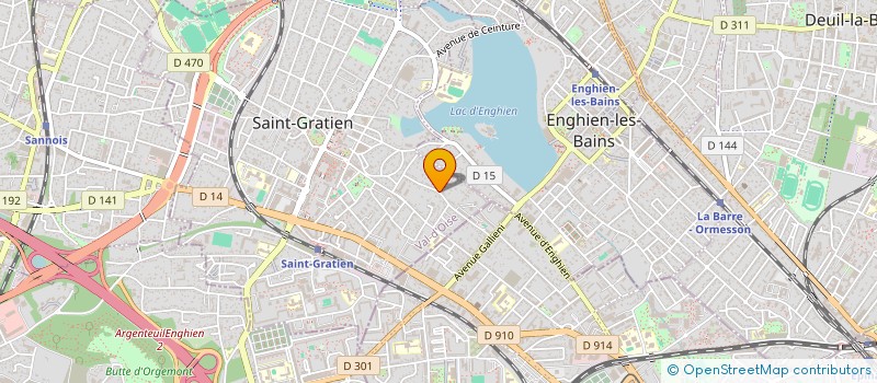 localisation de l'entreprise SCI LES ALOUETTES  SAINT-GRATIEN