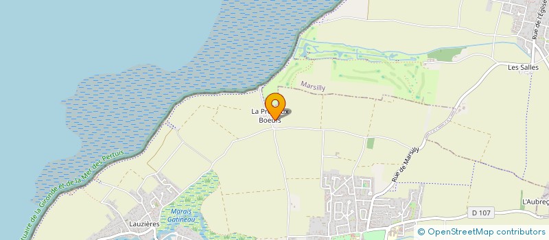 localisation de l'entreprise SCI LES ALOUETTES  NIEUL-SUR-MER