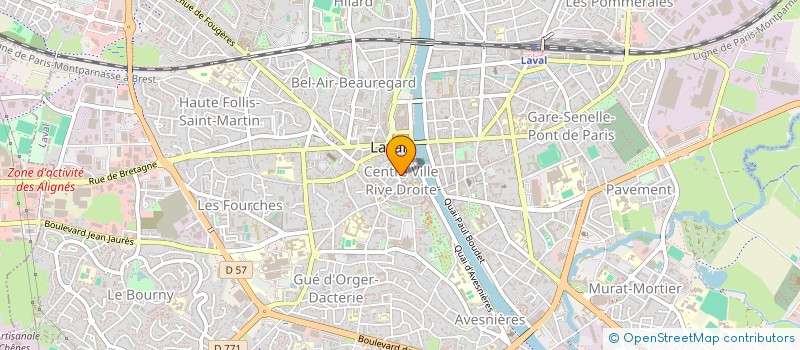 localisation de l'entreprise SCI LES ALOUETTES à LAVAL