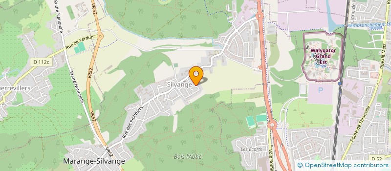 localisation de l'entreprise SCI LES ALOUETTES  MARANGE-SILVANGE