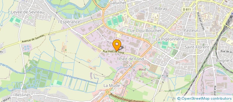 localisation de l'entreprise SCI LES ALOUETTES à NIORT