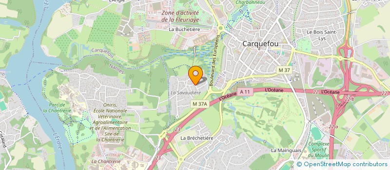 localisation de l'entreprise SCI LES ALOUETTES DE PLOUHARNEL  CARQUEFOU