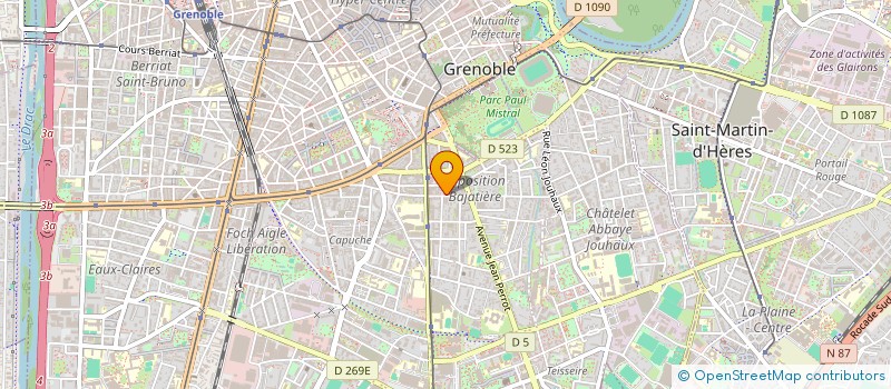 localisation de l'entreprise SCI LES ALPAGES à GRENOBLE