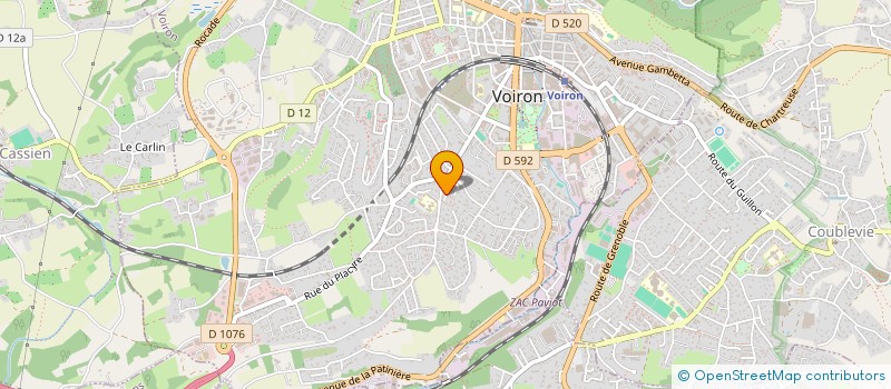 localisation de l'entreprise SCI LES ALPAGES à VOIRON