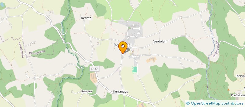 localisation de l'entreprise SCI LES ALPAGES  PLOUEGAT-MOYSAN