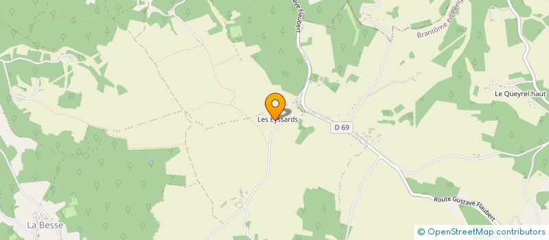 localisation de l'entreprise SCI LES ALPILLES  BRANTOME EN PERIGORD
