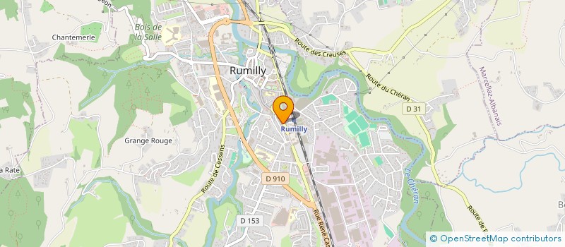 localisation de l'entreprise SCI LES ALPINIAS à RUMILLY