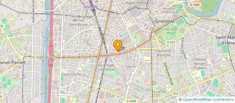 localisation de l'entreprise SCI LES ALPINS  GRENOBLE