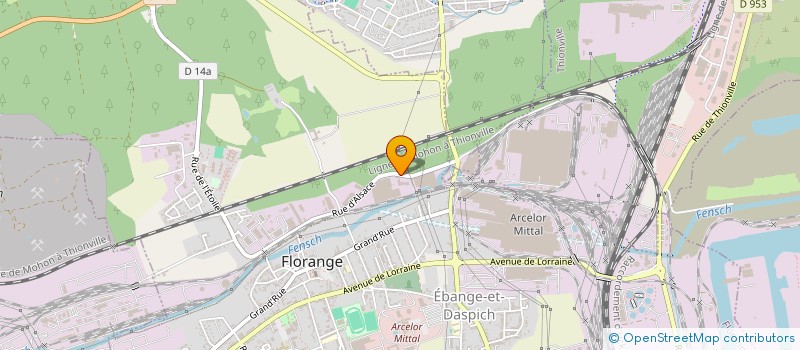 localisation de l'entreprise SCI LES ALSACIENS  FLORANGE