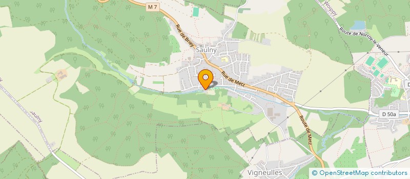 localisation de l'entreprise SCI LES ALTROSES à SAULNY
