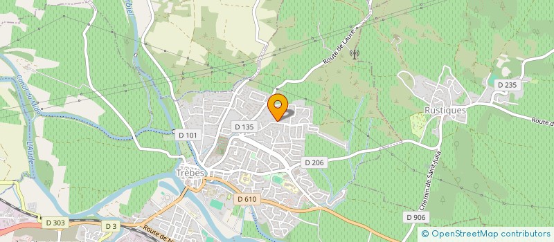 localisation de l'entreprise SCI LES ALYSSES  TREBES