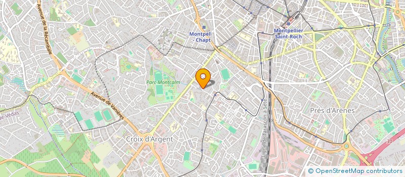 localisation de l'entreprise SCI LES AMANDIERS à MONTPELLIER