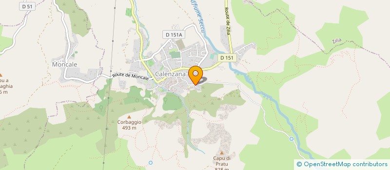 localisation de l'entreprise SCI LES AMANDIERS à CALENZANA