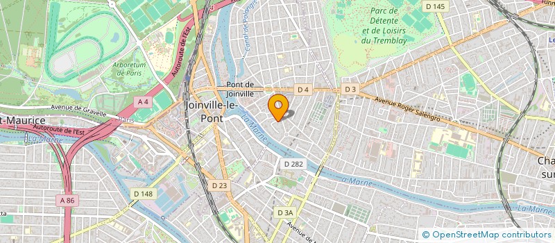 localisation de l'entreprise SCI LES AMANDIERS à JOINVILLE-LE-PONT