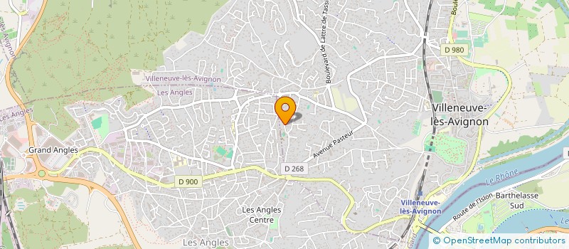 localisation de l'entreprise SCI LES AMANDIERS  VILLENEUVE-LES-AVIGNON