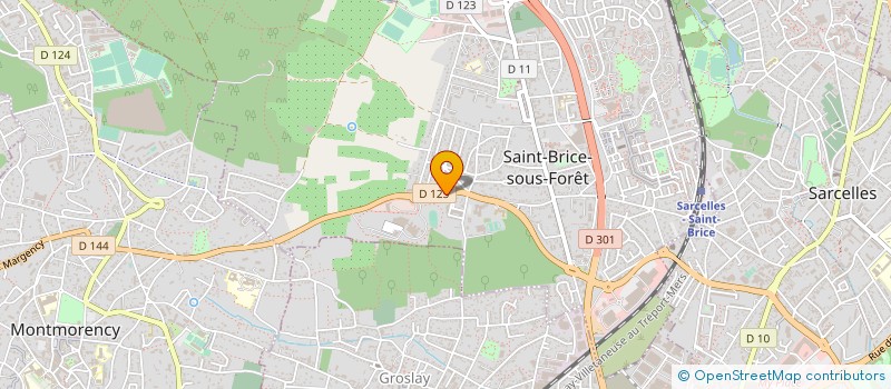 localisation de l'entreprise SCI LES AMANDIERS à SAINT-BRICE-SOUS-FORET