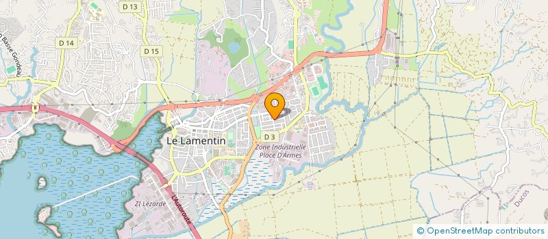 localisation de l'entreprise SCI LES AMANDIERS à LE LAMENTIN