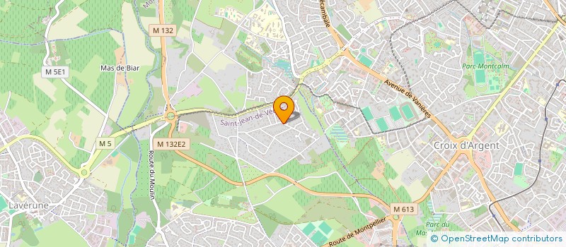 localisation de l'entreprise SCI LES AMANDIERS  SAINT-JEAN-DE-VEDAS