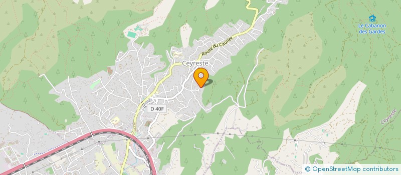 localisation de l'entreprise SCI LES AMANDIERS à CEYRESTE
