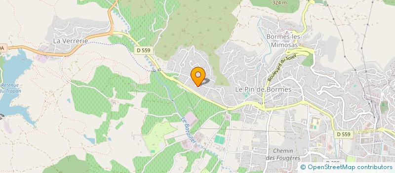 localisation de l'entreprise SCI LES AMANDIERS à BORMES-LES-MIMOSAS