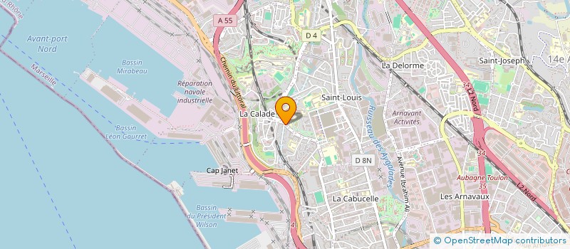 localisation de l'entreprise SCI LES AMANDIERS à MARSEILLE