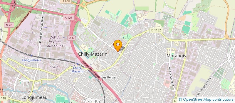 localisation de l'entreprise SCI LES AMANDIERS à CHILLY-MAZARIN