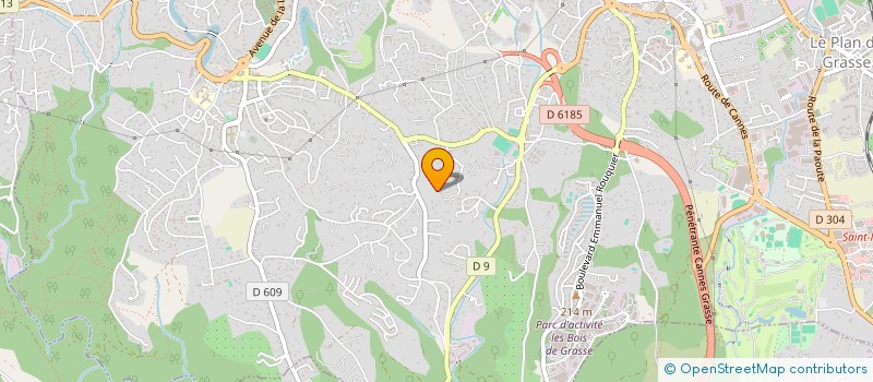 localisation de l'entreprise SCI LES AMANDIERS à GRASSE
