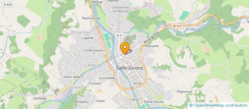 localisation de l'entreprise SCI LES AMANDIERS à SAINT-GIRONS
